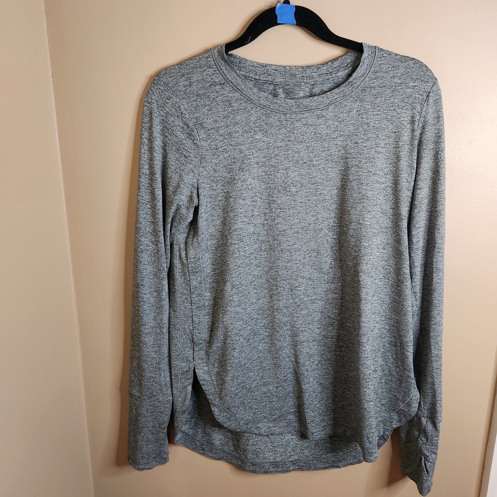 Athleta Uptempo Top Green Heather 382880 Small